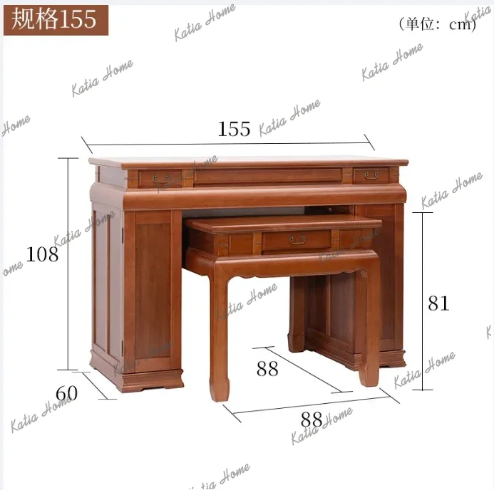 Tables - Solid Wood Household God of Wealth